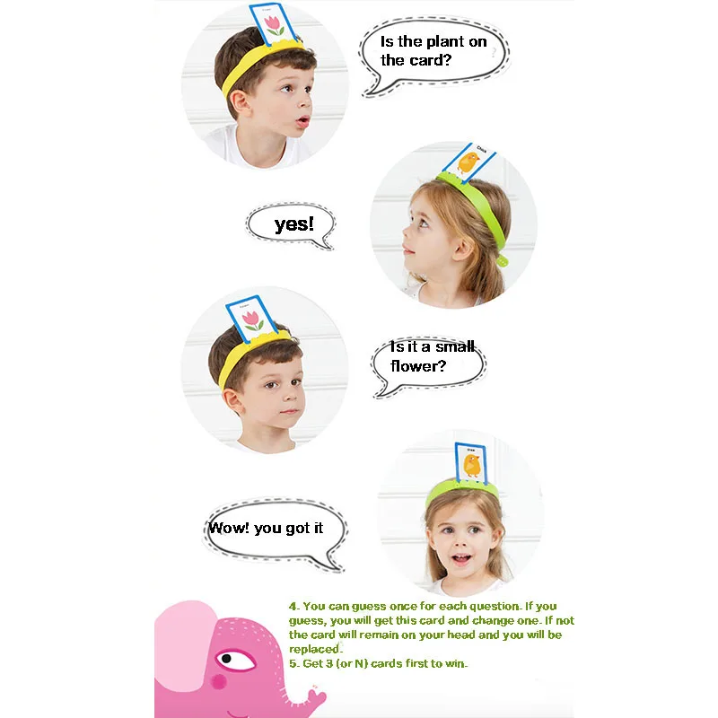 Mideer Let's игра на угадывание вы планируете угадаю Обучающие игрушки когнитивные карточки взаимодействие между родителями и детьми Настольная игра