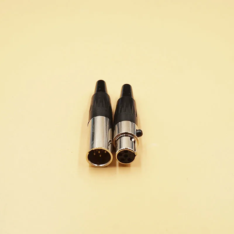 5 шт./лот Mini 3P/4P/5P/6P/7P XLR штекер Micro Small микрофон аудио разъемы для микрофона Разъем