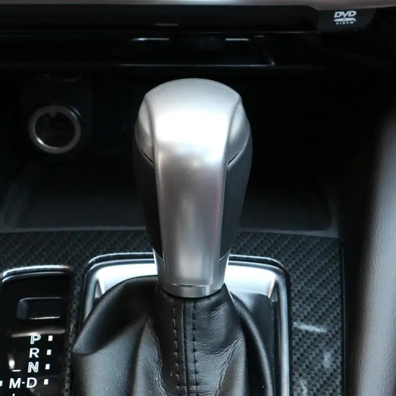 

Gear Door Handle Interior Excent Auto Modified Chromium Protecter Accessories Sticker Strip Modification 18 19 FOR Mazda Axela