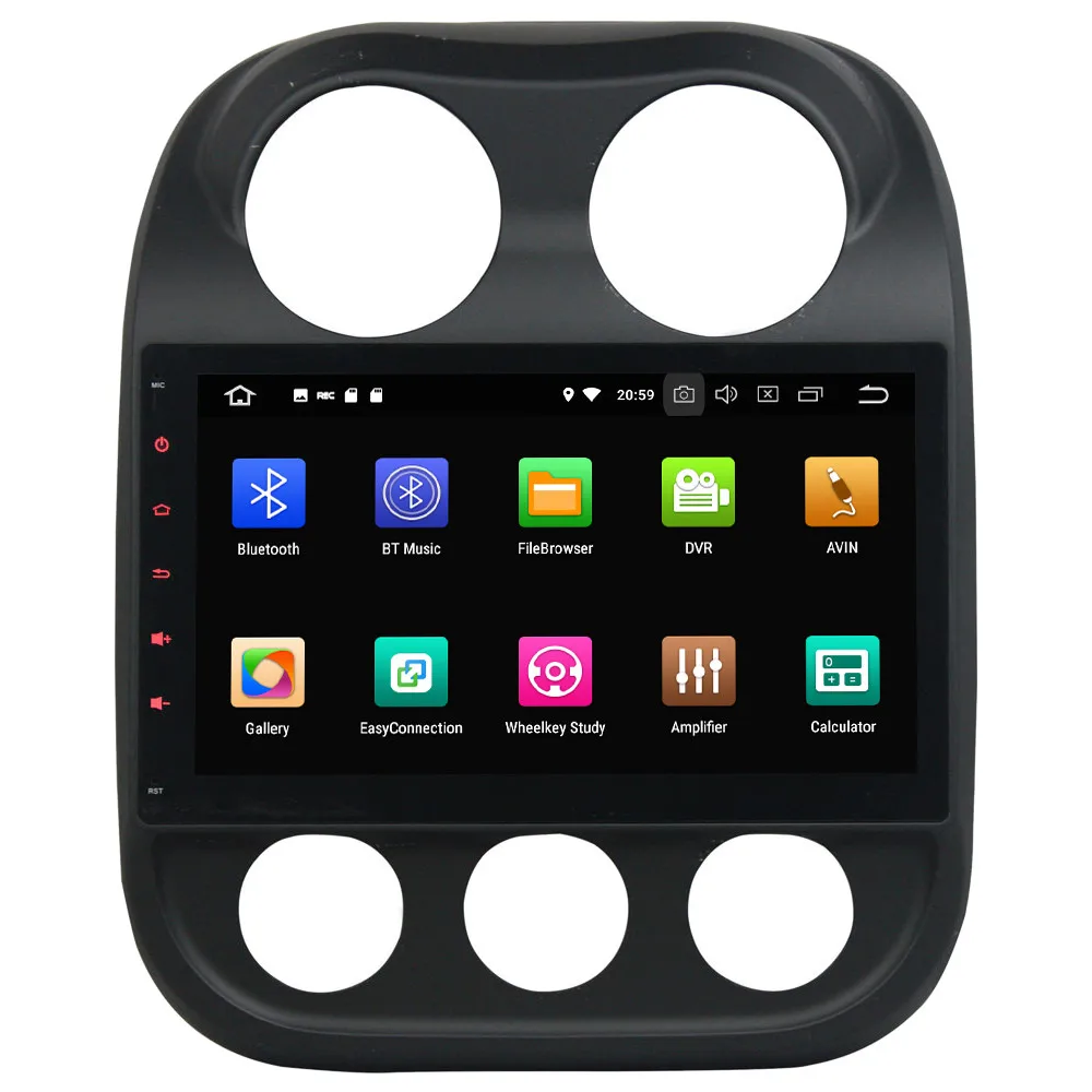 Sale 10.1" IPS Octa Core 4G Android 8.1 4GB RAM 64GB ROM RDS Car DVD Player Stereo Autoradio GPS Glonass For Jeep Compass 2010-2016 1