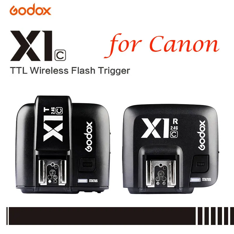Godox X1C X1T C 2.4G Wireless Flash Trigger Transmitter+ Receiver for