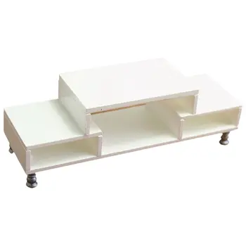 

FBIL-Dollhouse Miniature 1: 12 Toy Furniture White TV Cabinet L11.9cm