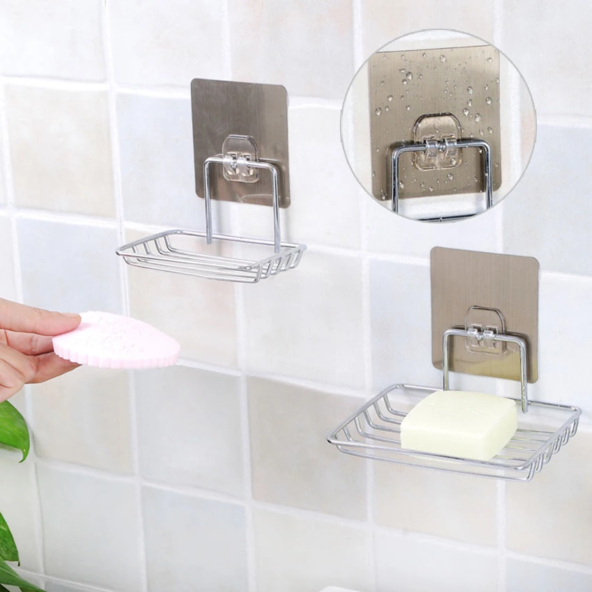 Soap Dish Holder Bathroom Stainless Steel Soap Rack Soap Box Stand Dish Tray Holder Saver Shower Soap Dispenser Double Layer Soap Dish Holder Bathroom Stainless Steel Soap Rack Soap Box Stand Dish Tray Holder Saver Shower Soap Dispenser Double Layer