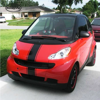 

HotMeiNi Car Sticker 3 PCS Racing Stripe (one for each side) Auto Decal Truck Vehicle Body Accessories Black/Sliver 180*21.5cm