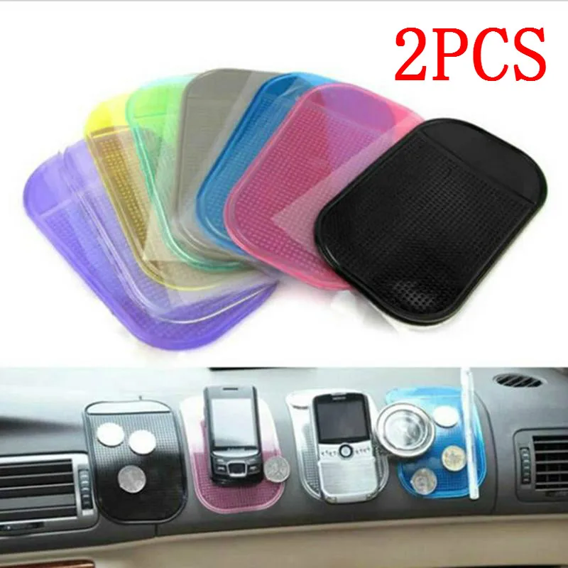 

2pcs Styling Sticky Gel Pad Holder Magic Dashboard Silicone Anti Non Slip Mat Car Accessories Car for Gadget Phone