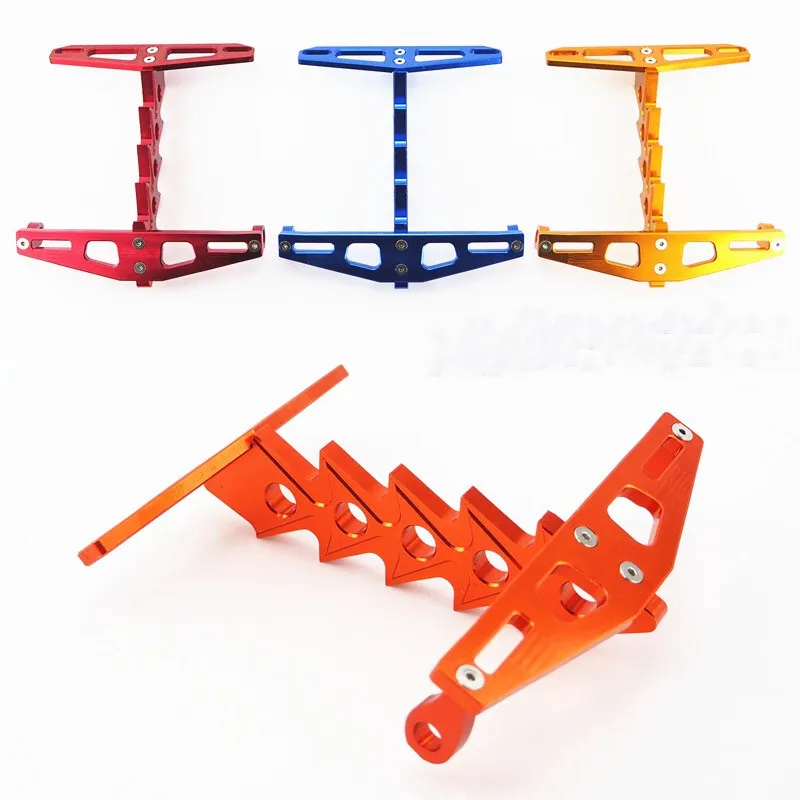 

Motorcycle refitted license frame MSX125 CNC Aluminum alloy tail fish bone bracket with turning light plate frame