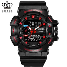 2017 Deporte Hombres Reloj de pulsera Digital A Prueba de Golpes A Prueba de agua Led Masculino Ejército Militar Relogio masculino Hodinky Ceasuri Alarma de Mano 36