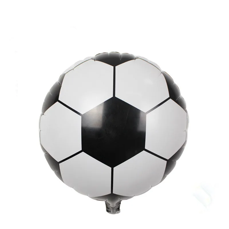 New 18inch Football Foil Balloon Soccer Ball Round Helium Balloons