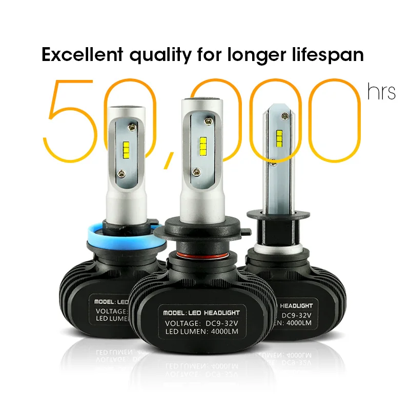 Из 2 предметов 9005 9006 HB4 HB3 светодиодные лампы Conversion Kit с анти мерцания жгут белый 360