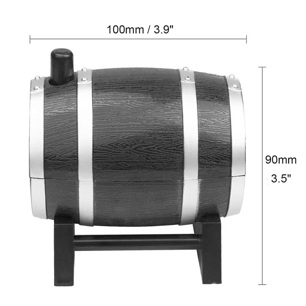 1 шт. креативные автоматические дубовые винные бочкообразные Держатели Для Зубочисток пластиковая коробка контейнер горячий чехол