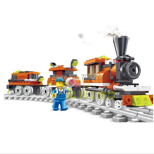 building block train set