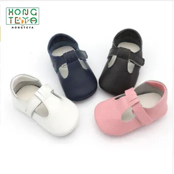 

High quality genuine Leather Baby Moccasins Nonslip rubber sole Baby Shoes Newborn first walker mary jane Shoes 0-24M