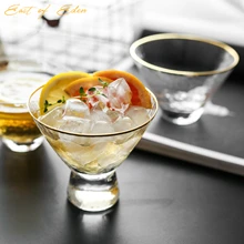 Восток от Eden Лето Пномпеня молотый конический стеклянный стакан для десерта креманка чашки Кубок кружки Прямая