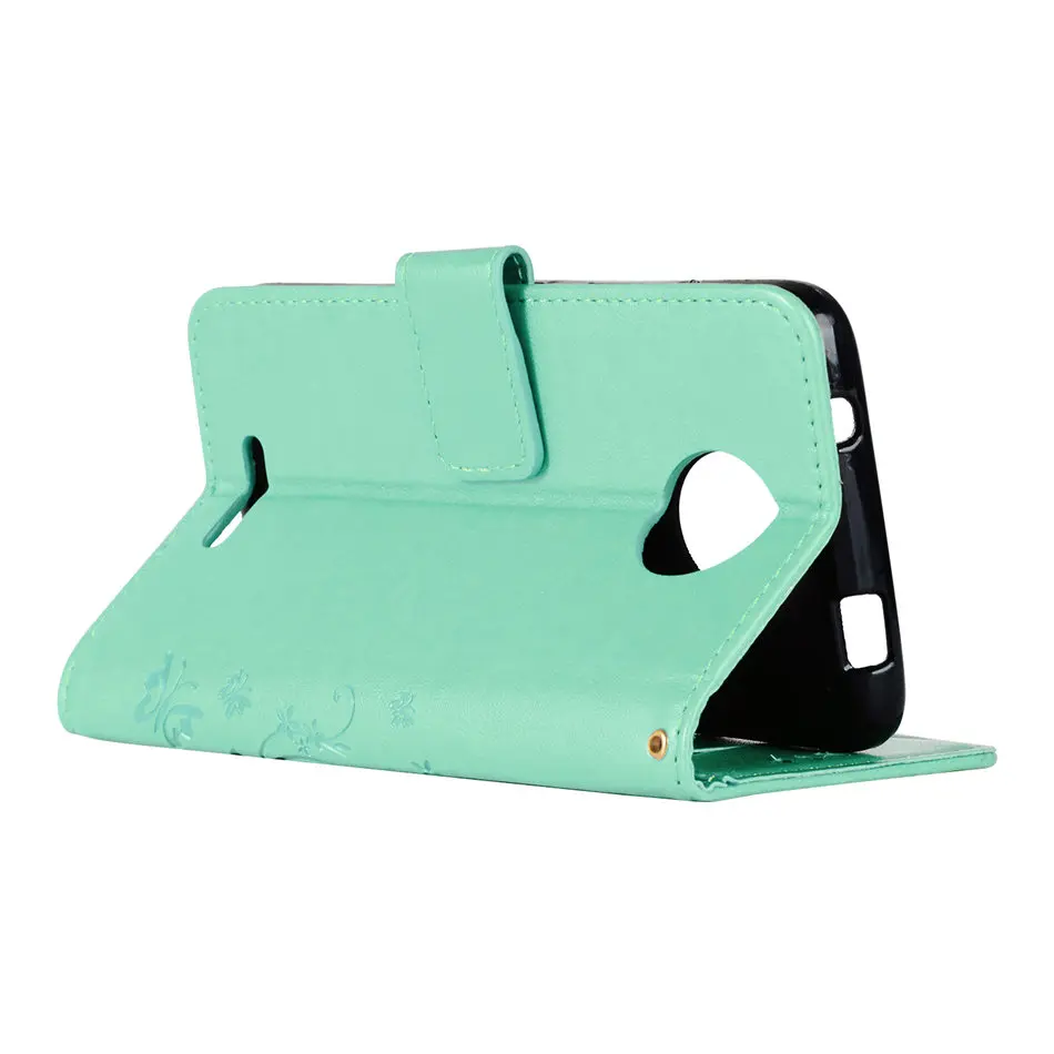 ارتفع فراشة جراب هاتف ل Fundas موتورولا موتو C E5 G6 زائد G6Plus E5Plus جلد الوجه حالة المحفظة حامل المغناطيس غطاء p04Z