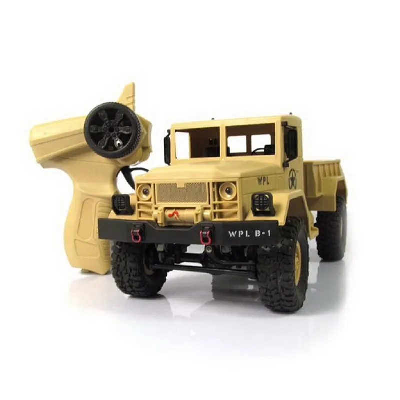 

1/16 Military RC Truck 2.4G Four Wheel WPLB-14 Off Road Vehicle Remote Simulation Of Military Vehicle Climbing Toy Car Dirt Bike