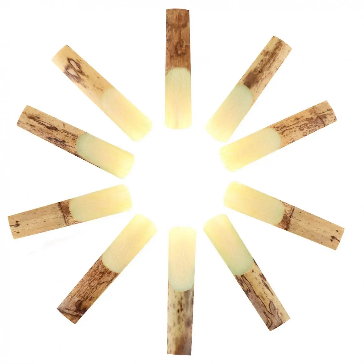 10pcs/lot Alto bE 2-1/2 Saxophone Reeds Bamboo Strength 2.5 for Saxophone Accessories Parts