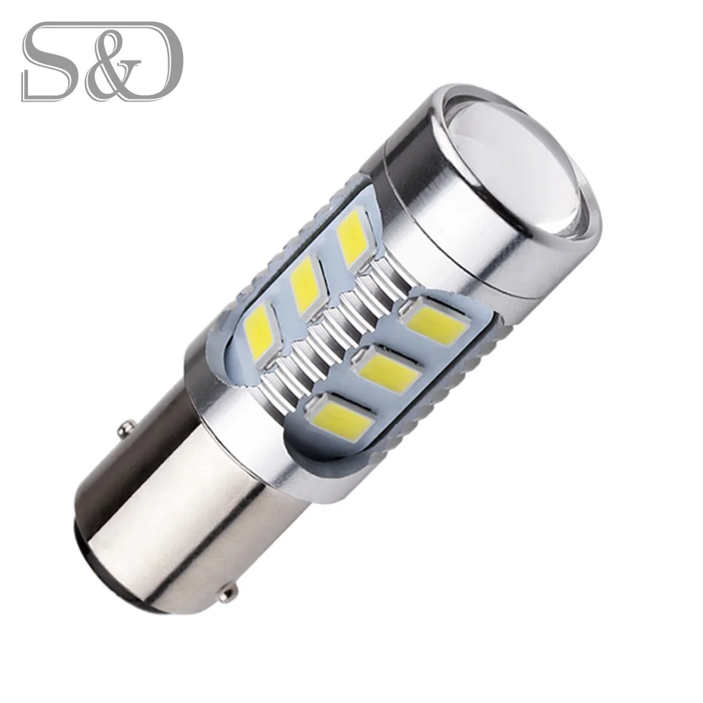 

100pcs 1157 BAY15D 12 Samsung Chip 5630 Chip High Power lamp 21/5w led car bulbs rear brake Lights Source parking White