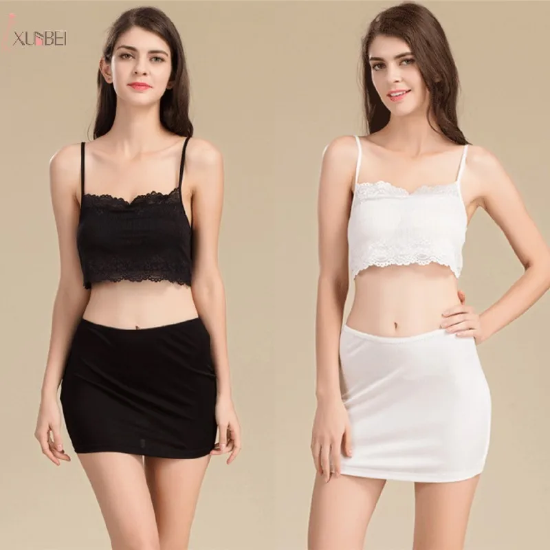 

New Sexy Black White Women Half Slips Underdress Petticoat Slip Short Mini Skirt Underskirt Wedding Bridal Petticoat