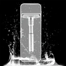 Дорожный портативный мужской держатель для бритвенных лезвий, коробка, держатель для бритвы, чехол, высокое качество, Женский станок для бритья