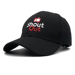 Shout Out папа шляпа 100% хлопок вышивка унисекс бейсболки для женщин Thumbs up бейсболка для мужчин лето Snapback Регулируемый