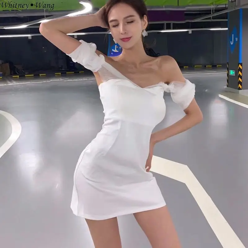WHITNEY WANG Лето 2019 г. модная уличная 3 способа носить сетки лоскутное без бретелек