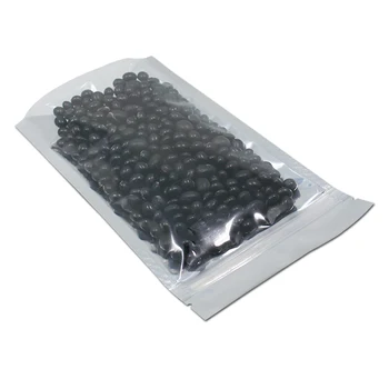 

4.72''x5.91'' (12x15cm) Mylar Stand Up Aluminum Foil Clear Packaging Package Bag for Food Coffee Nuts Zipper Zip Lock Event Bag
