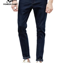 Пионерский лагерь темно-синие толстые джинсы брендовая мужская одежда модные мужские джинсы качество на осень-зиму джинсовые штаны 611045