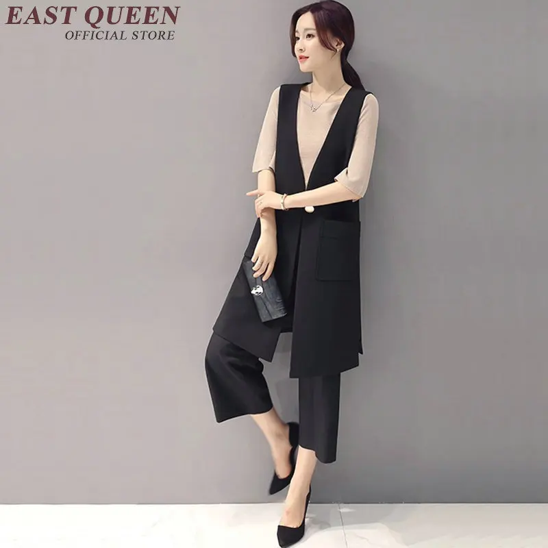 Pantalon 1 Ensembles Ensemble Pièces Femmes 2018 Gilet Dd010 Mode Automne 2 Costumes Deux C WU7WqnHX