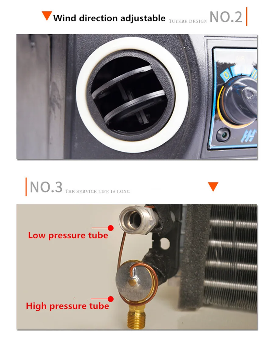 Универсальный модифицированный 3 скоростной автомобильный Кондиционер A/C12V испаритель сборка обогреватель кондиционера