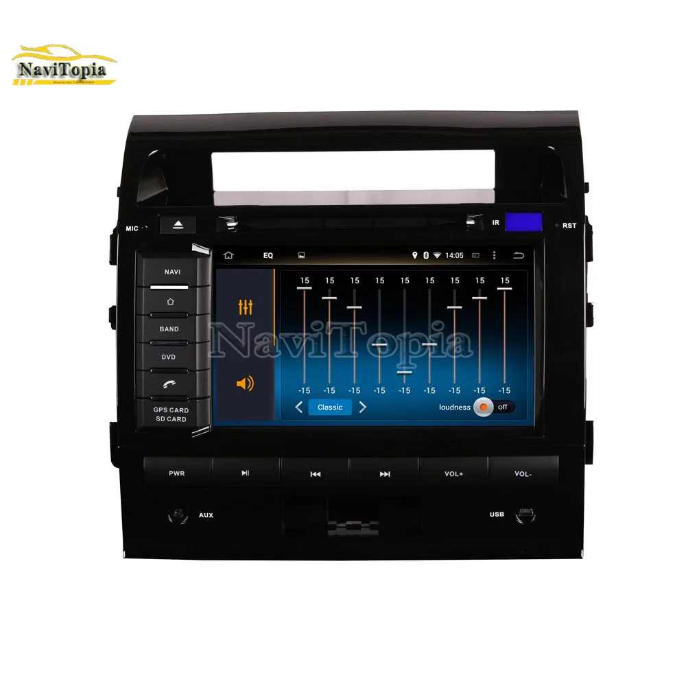 Cheap NAVITOPIA 4G RAM 64G ROM PX6 Six Core Android 9.0 Car DVD Player GPS Navigation for Toyota Land Cruiser LC200 2004 2005 2006- 11