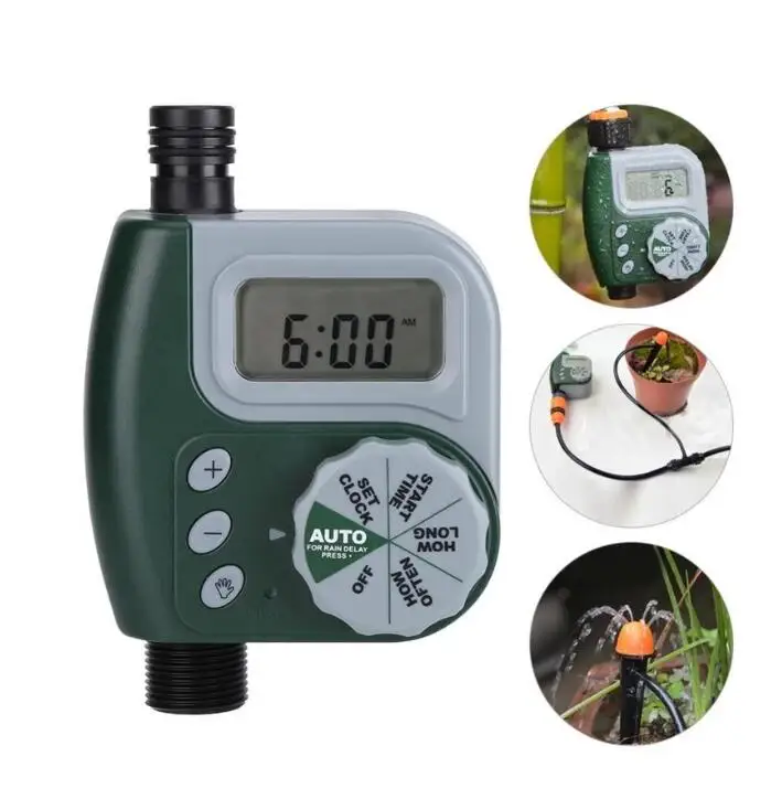 

Automatic Electronic Smart Digital Water Timer Irrigation Controller System Garden Watering Timer Hose Water Timer