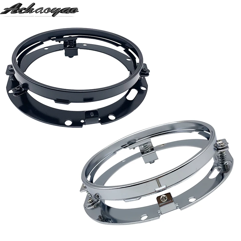 

7 Inch LED Headlights Extension Ring Round Mounting Bracket for Wrangler Motorcycles