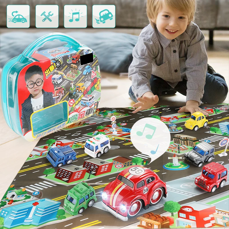 kids pull car