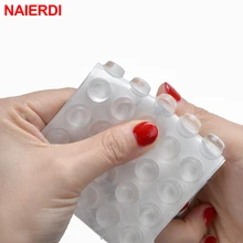 NED 50 Grain For 1pc 10MM Dia 5MM Thickness Silicon Rubber Kitchen Cabinet Door Pad Self-Adhesive Bumper Stop Damper Cushion 40 self adhesive silicone rubber cabinet door pad bumper stop damper cushion hardware