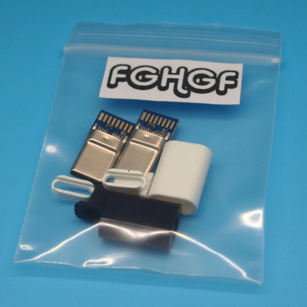 5 компл. 4 в 1 DIY сварочный Тип USB3.1 тип c штекер TYPE C разъем с пластиковой