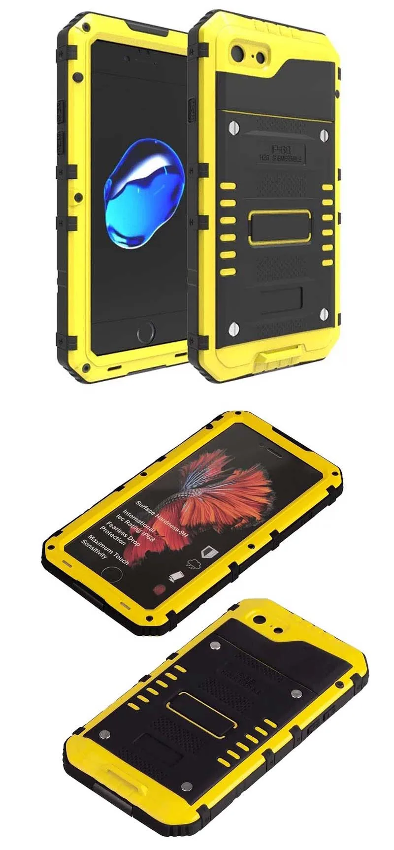 IP68 Waterproof Metal Phone Cases  iPhone 7 Plus  (6)