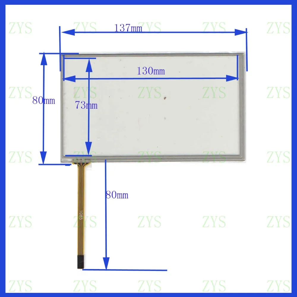 ZhiYuSun POST 5,4 сенсорный экран для PIONEER AVH-P3200BT новое стекло для gps touch 054005 136*81