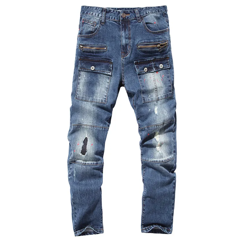distressed cargo pants