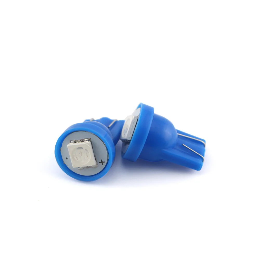 500 шт./лот T10 194 168 192 W5W 5050 1 светодиодные лампы SMD автомобилей Чтение Чемодан отсек инструмент Дверные огни 12В
