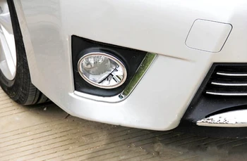 

Front Fog Light Lamp Cover Ring Trim ABS For Toyota Corolla Sedan 2014-2016 (Not Fit For North America Model)