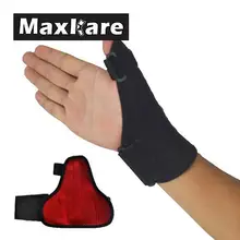 Эластичные черные перчатки для большого пальца на запястье, поддержка ладони, спортивные перчатки, бандаж, бандаж для спортзала, повязка на руку для фитнеса, тяжелой атлетики, тенниса