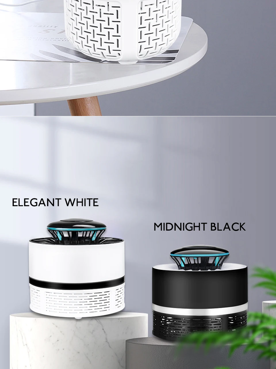 EeeToo USB Electric Mosquito Killer Lamp Photocatalysis Mute 5V Anti Mosquito Trap LED Night Light Lamp Bug Zapper Insect Killer (13)
