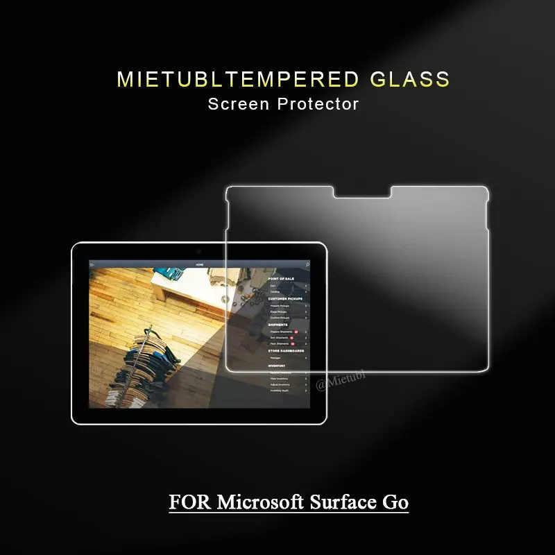 

for Microsoft Surface Go 10" 2018 Tempered Glass Screen Protector for Microsoft Surface Go 10" 2018 Tablet Screen Protectors