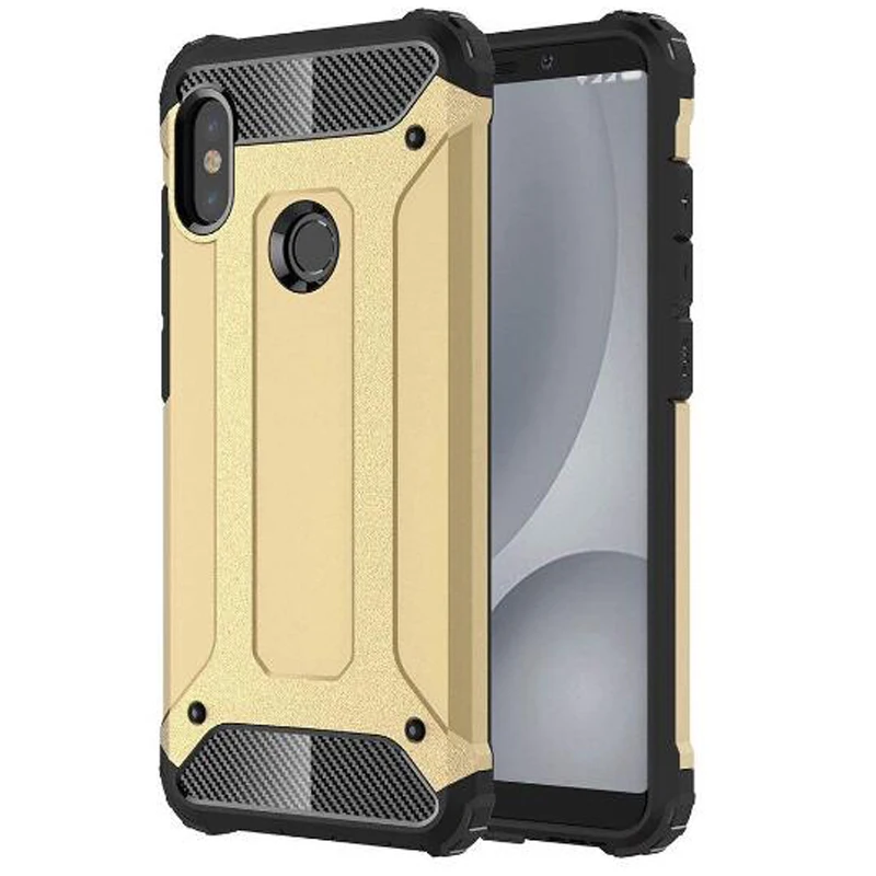 

for Xiaomi Redmi 6 Pro Case Heavy Duty Tough Armor Cover Shockproof Rugged Phone Case for Xiaomi Mi A2 Lite Case (Not for Mi A2)
