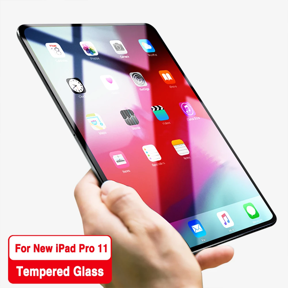 

LECAYEE HD Tempered Glass Screen Protector For iPad Pro 11 inch Apple iPad 11 9H Screen Protective Glass A1980 A2013 A1934