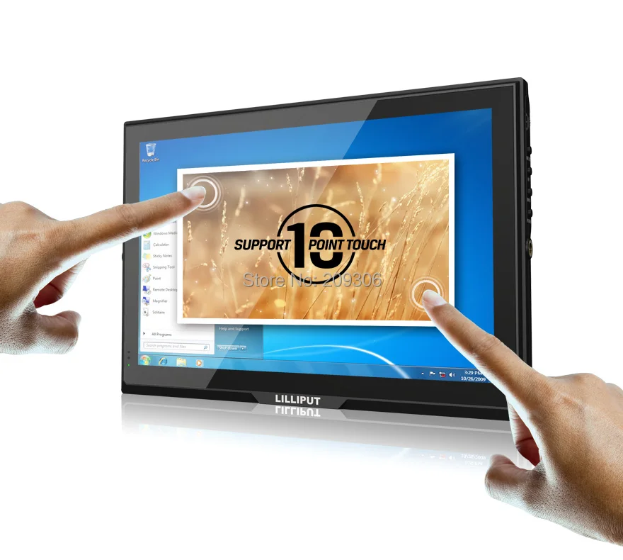 

LILLIPUT FA1014-NP/C/T 10.1" multi capacitive touch screen monitor on camera field HD monitor for DSLR with HDMI VGA I/O control