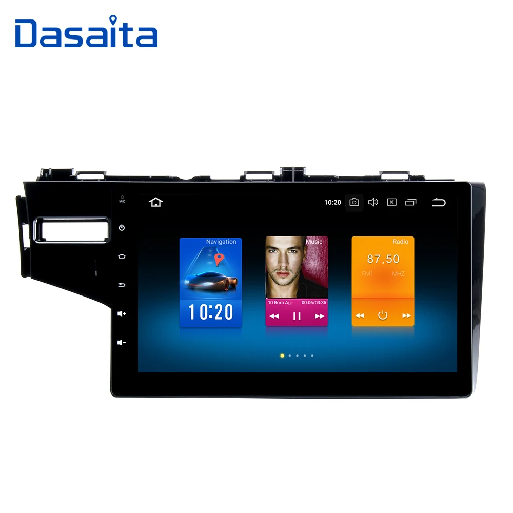 

Dasaita 10.2" Android 9.0 Car Multimedia Player for Honda Fit Jazz GPS Navigation 2014 2015 2016 2017 with IPS Screen