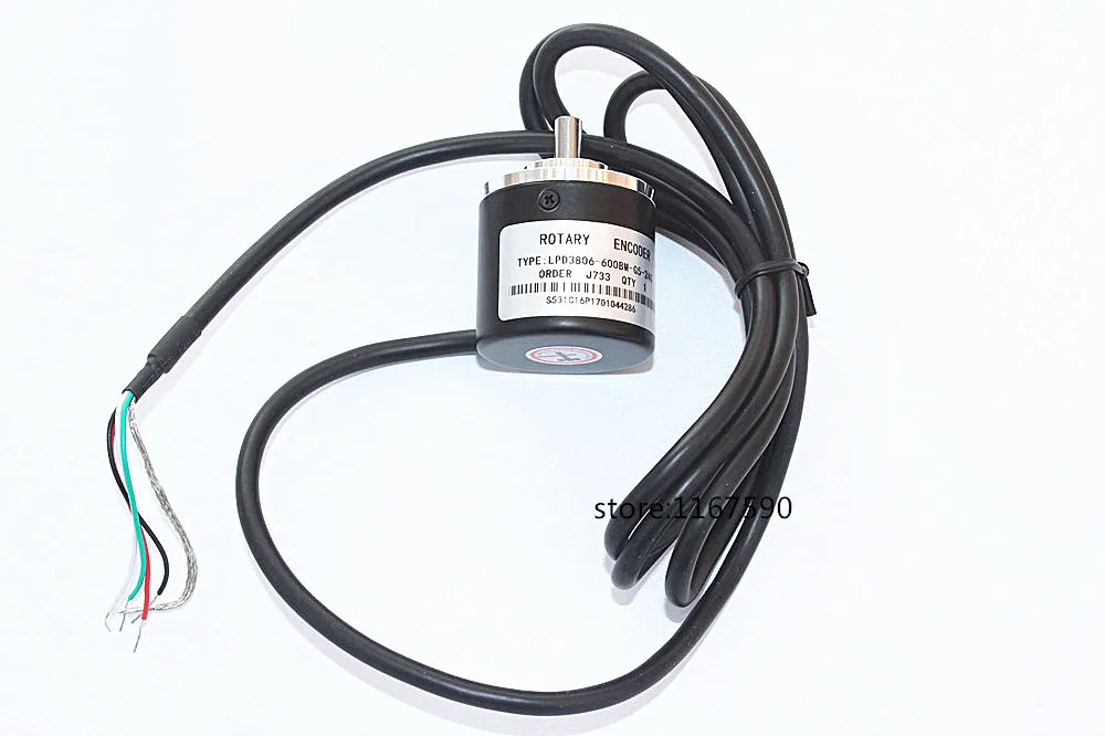 

Free shipping!new 5-24V 600P/R Rotary Encoder AB 2 phases Incremental encoder Shaft