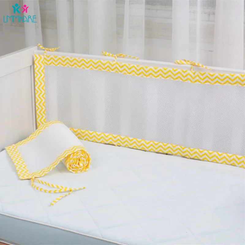 2 шт. детские дышащие сетчатые бамперы для кроватки|Амортизаторы| |