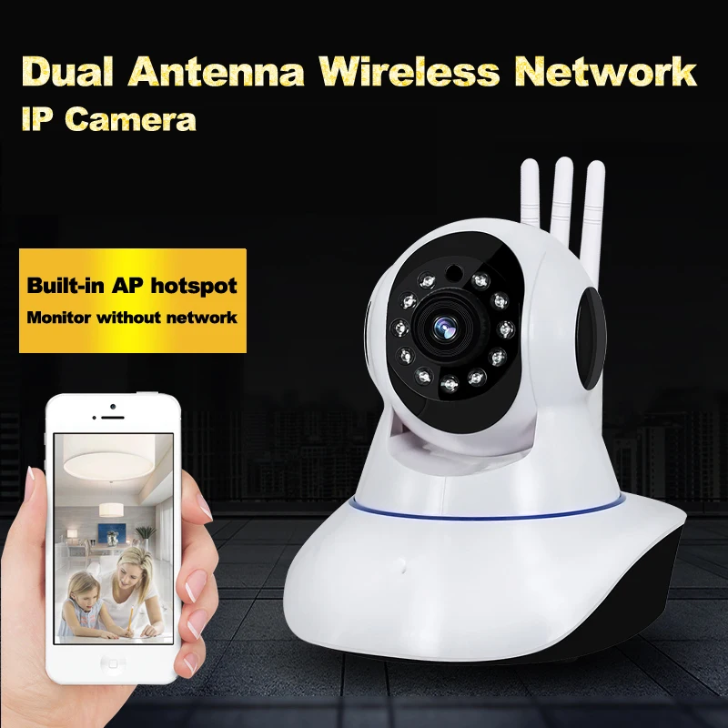 

720P IP Camera Wireless Home Security Baby Monitor CCTV Camera Night Vision Security P2P WiFi Indoor Surveillance Camera